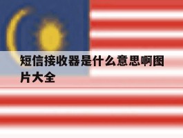 短信接收器是什么意思啊图片大全