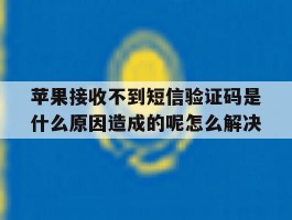 关于苹果接收不到短信验证码是什么原因造成的呢怎么解决的信息