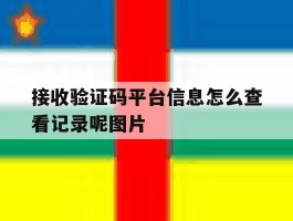 接收验证码平台信息怎么查看记录呢图片的简单介绍