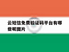 云短信免费验证码平台有哪些呢图片