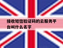 接收短信验证码的云服务平台叫什么名字的简单介绍
