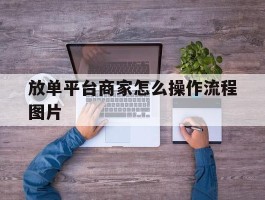 放单平台商家怎么操作流程图片