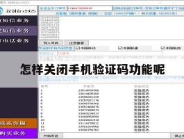 怎样关闭手机验证码功能呢