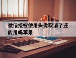 微信授权使用头像取消了还能用吗苹果