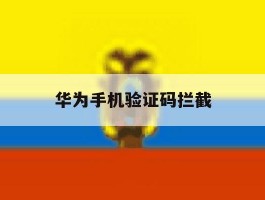 华为手机验证码拦截