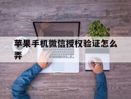 苹果手机微信授权验证怎么弄