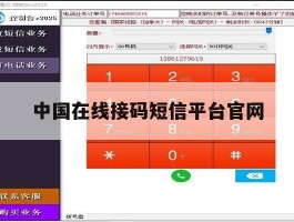 中国在线接码短信平台官网