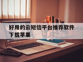好用的云短信平台推荐软件下载苹果