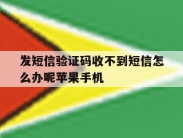 包含发短信验证码收不到短信怎么办呢苹果手机的词条
