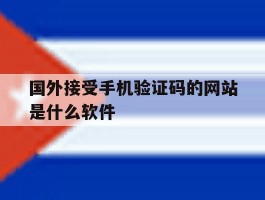 国外接受手机验证码的网站是什么软件