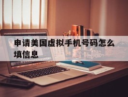 申请美国虚拟手机号码怎么填信息