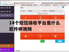 14个短信接收平台是什么软件啊视频