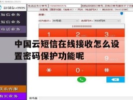 中国云短信在线接收怎么设置密码保护功能呢的简单介绍