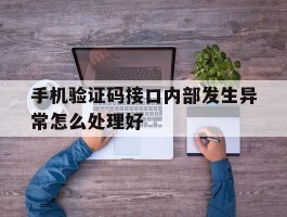 手机验证码接口内部发生异常怎么处理好