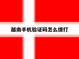 越南手机验证码怎么拨打