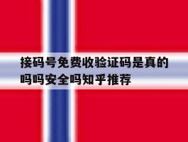 接码号免费收验证码是真的吗吗安全吗知乎推荐的简单介绍