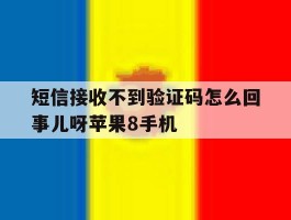 包含短信接收不到验证码怎么回事儿呀苹果8手机的词条